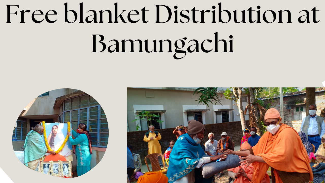 Free Blanket Distribution at Bamungachi